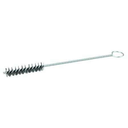 Weiler 9/16" Hand Tube Brush, .005" Steel Wire Fill, 2-1/2" Brush Length 21233